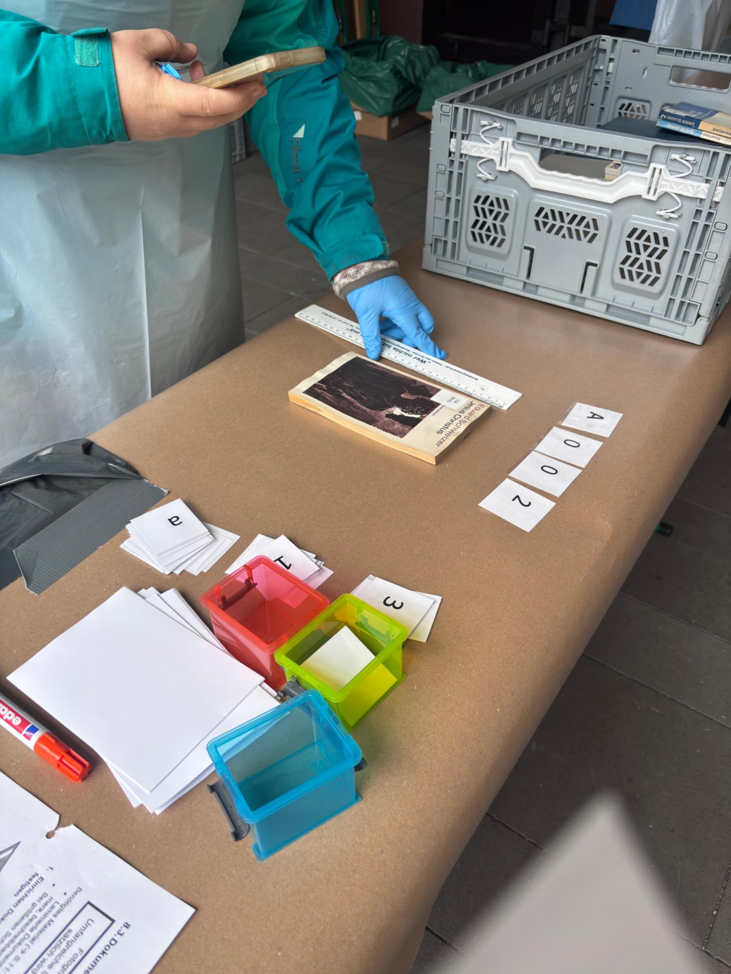 Notfallübung an der Mainzer Martinus-Bibliothek (c) Jana Moczarski