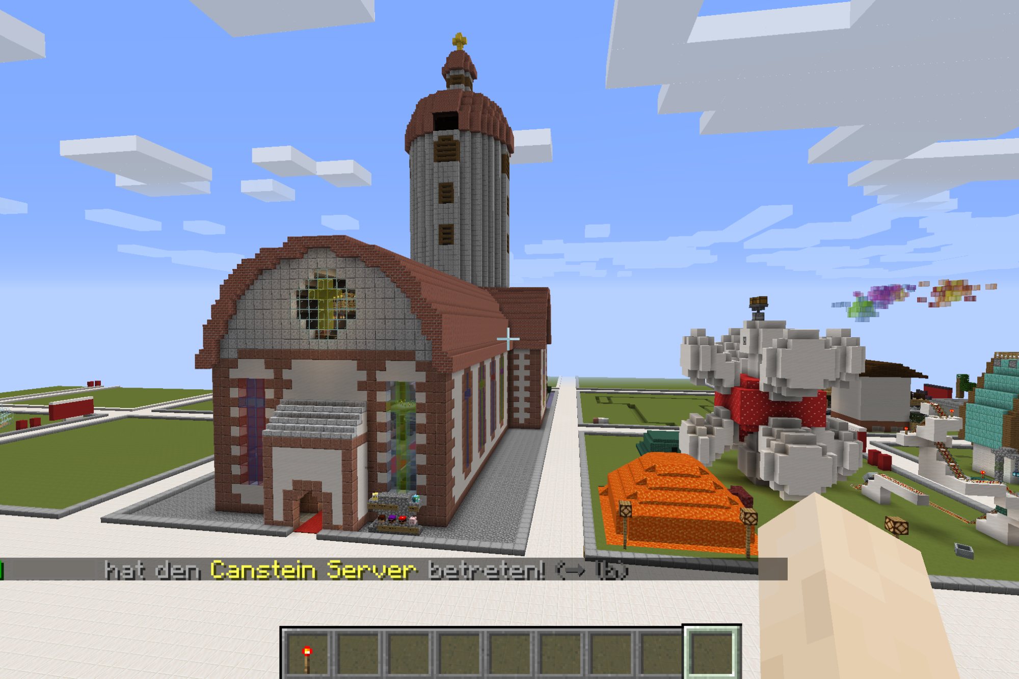 Kirche in Minecraft
