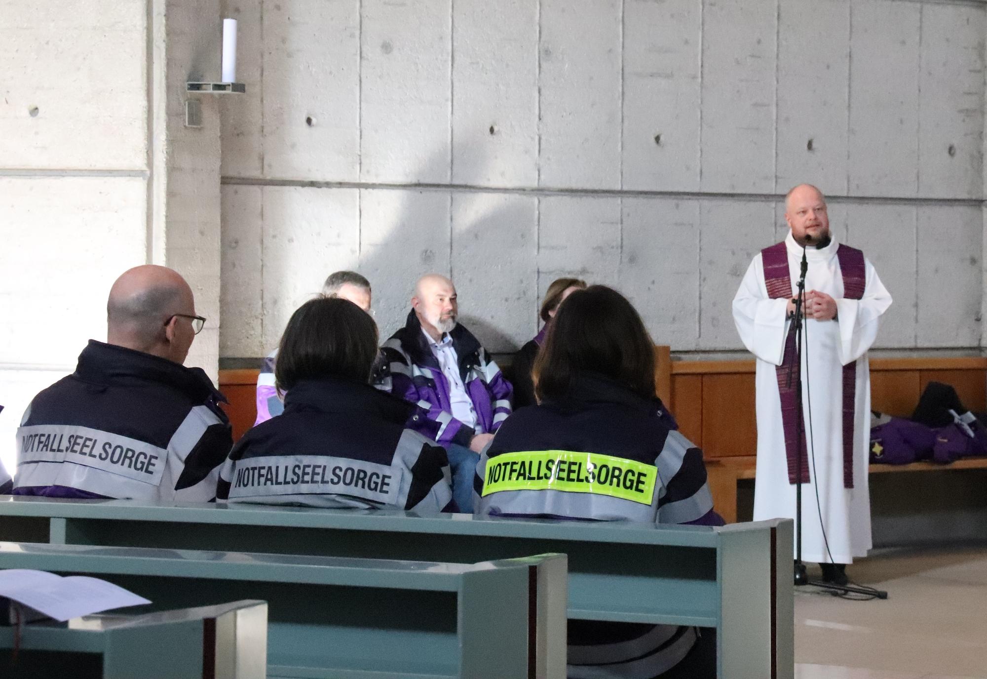 Gottesdienst 25 Jahre Notfallseelsorge Mainz mit Generalvikar Sebastian Lang