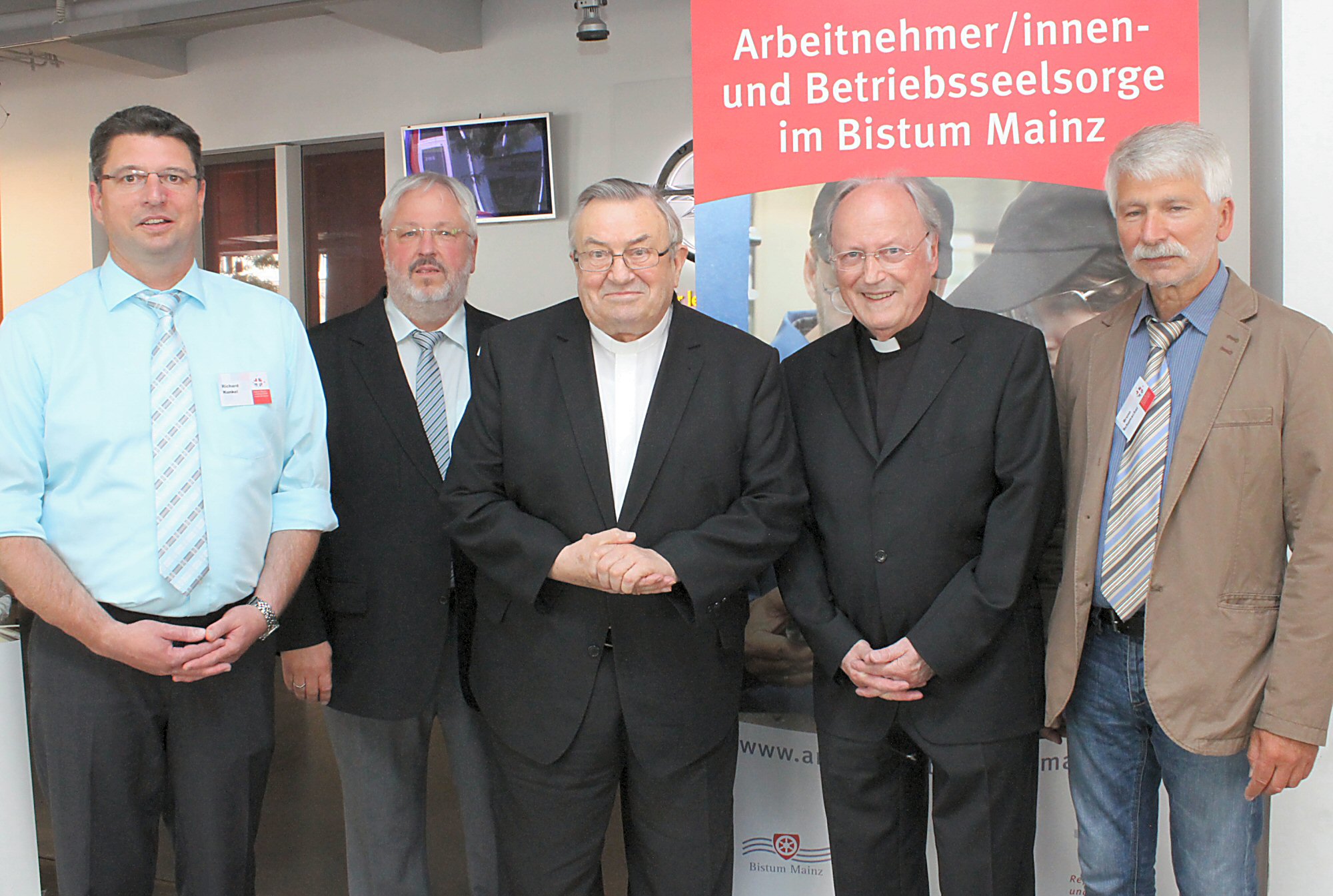 ORTHLAUF-BLOOSS--SCHUMACHER--KUNKEL--LEHMANN--HECKWOLF (c) Bistum Mainz / Matschak (Ersteller: Bistum Mainz / Matschak)