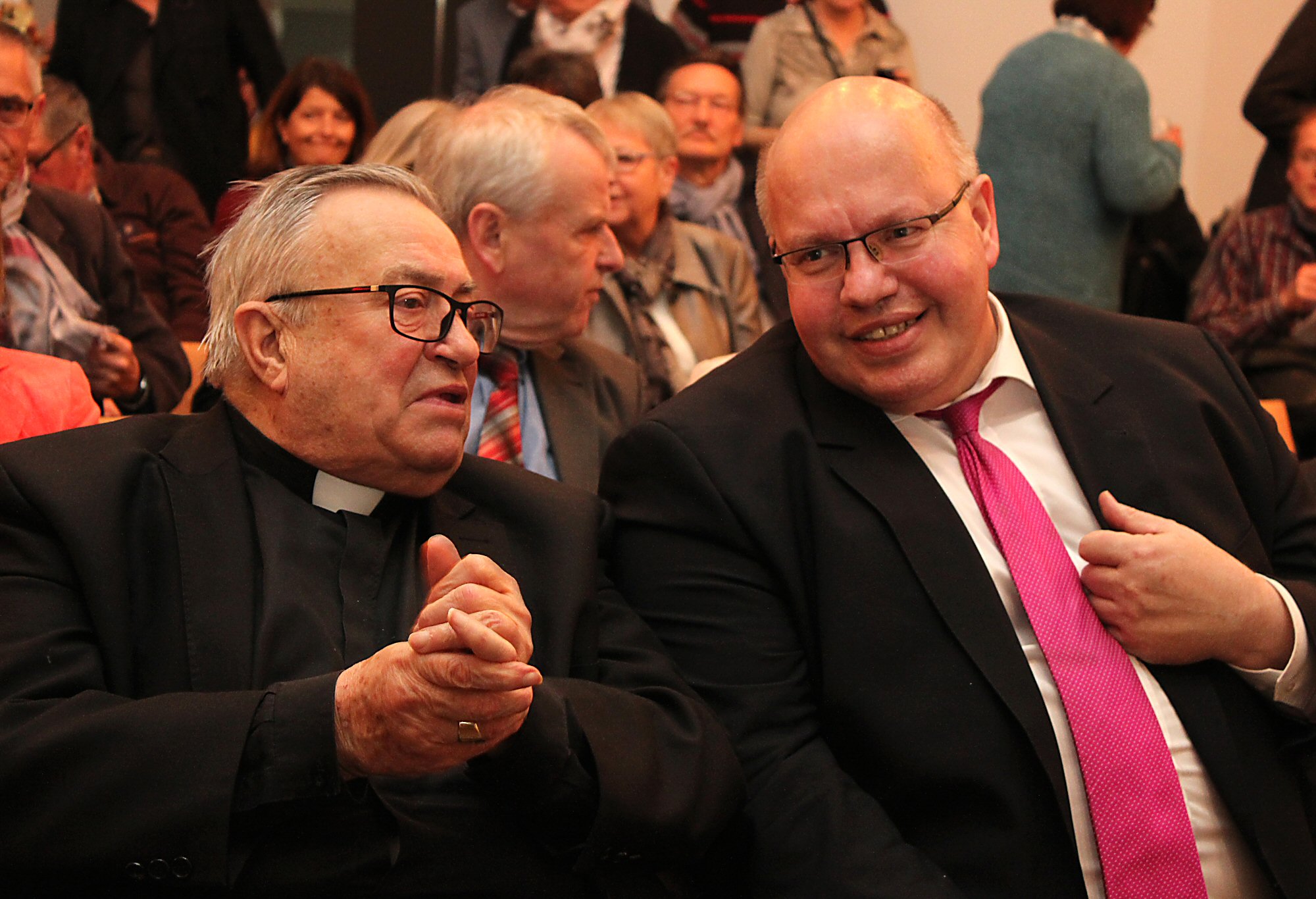 Peter Altmaier und Kardinal Lehmann (c) Bistum Mainz / Matschak