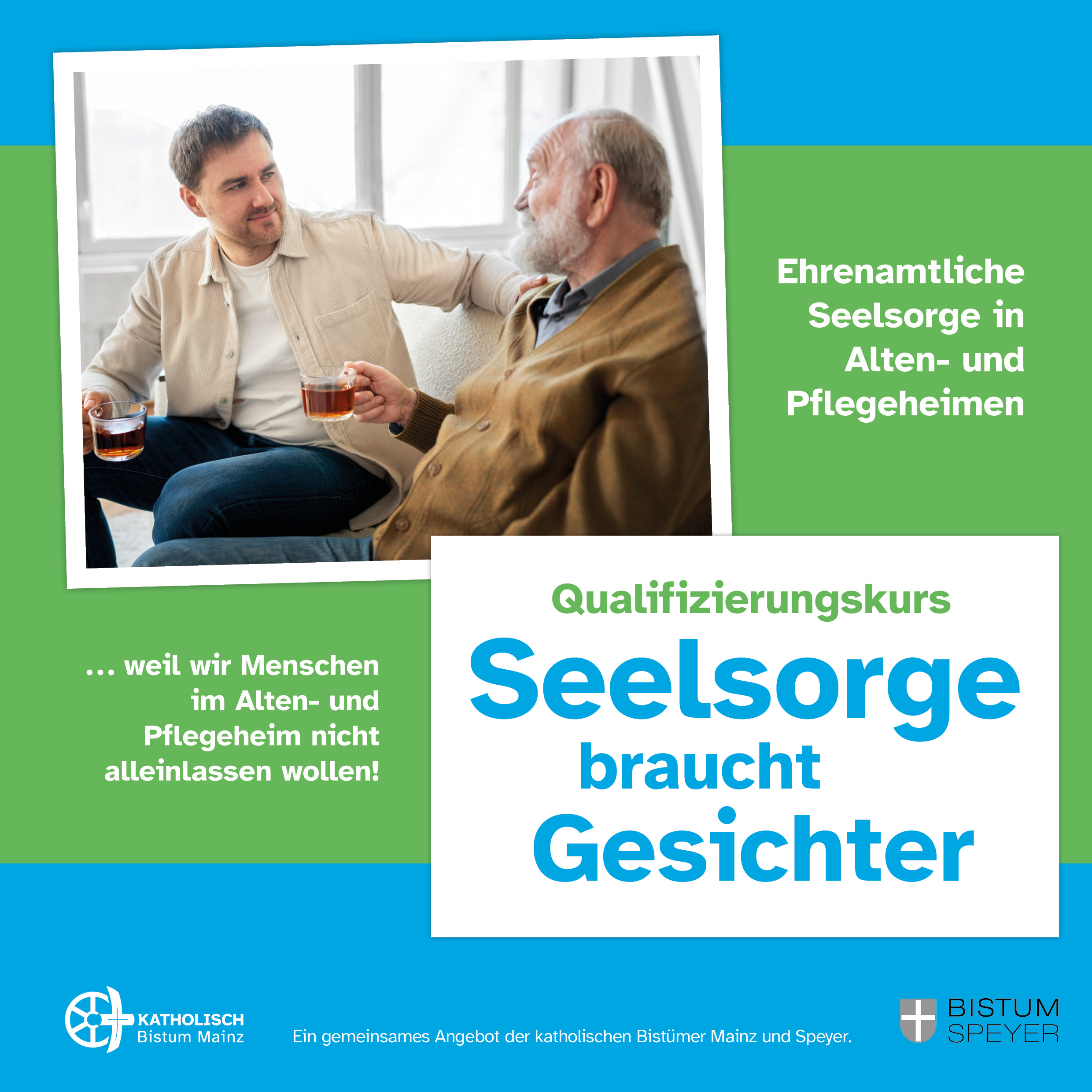 Gemeinsamer Qualifizierungskurs der Bistümer Speyer und Mainz für ehrenamtliche Seelsorge in Alten- und Pflegeheimen