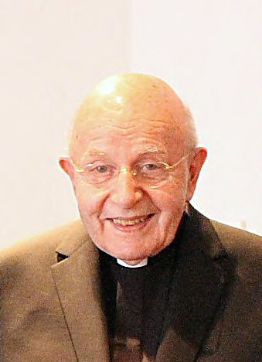 Karl-Josef Rauber bei einem Besuch anlässlich seines 80. Geburstages in Mainz (c) Bistum Mainz / Blum