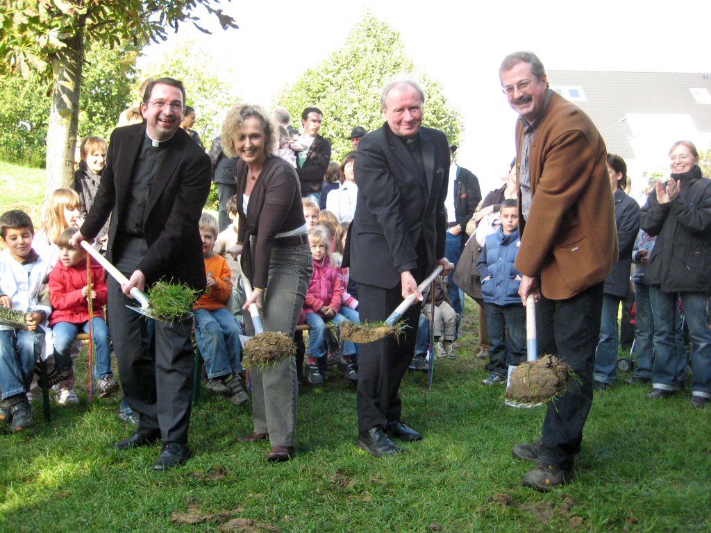 Spatenstich für die neue Kindertagesstätte in Mainz-Hechtsheim (c) Alfons Waschbüsch (Ersteller: Alfons Waschbüsch)