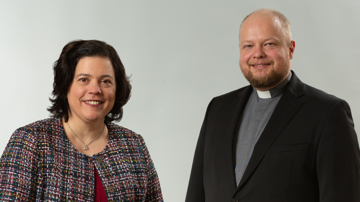 Stephanie Rieth und Sebastian Lang (c) BB | Bistum Mainz