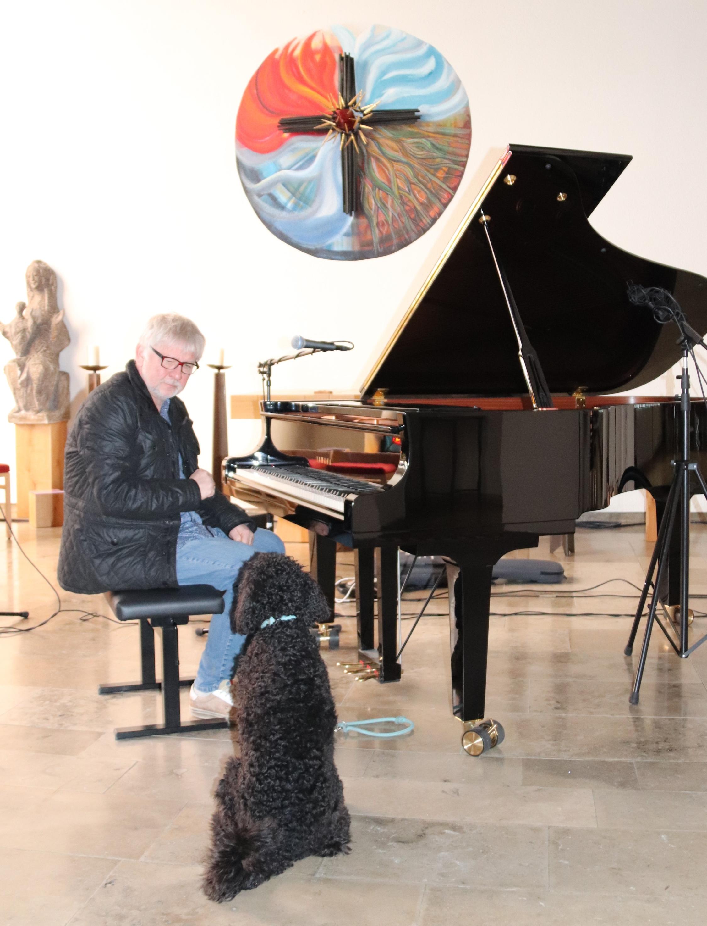 Thomas Gabriel und sein Hund 'Danger'