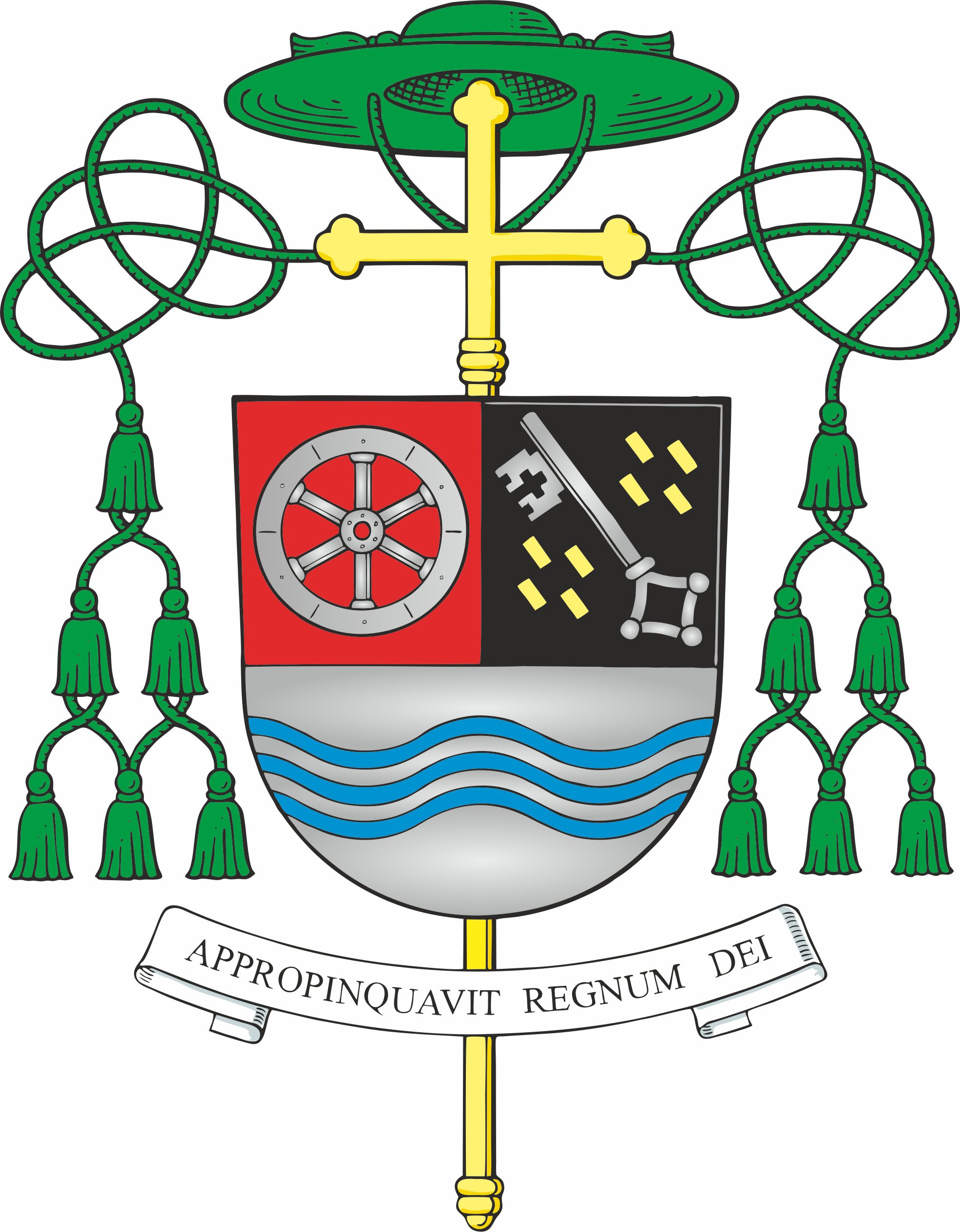 Das Wappen von Bischof Peter Kohlgraf (c) Bistum Mainz