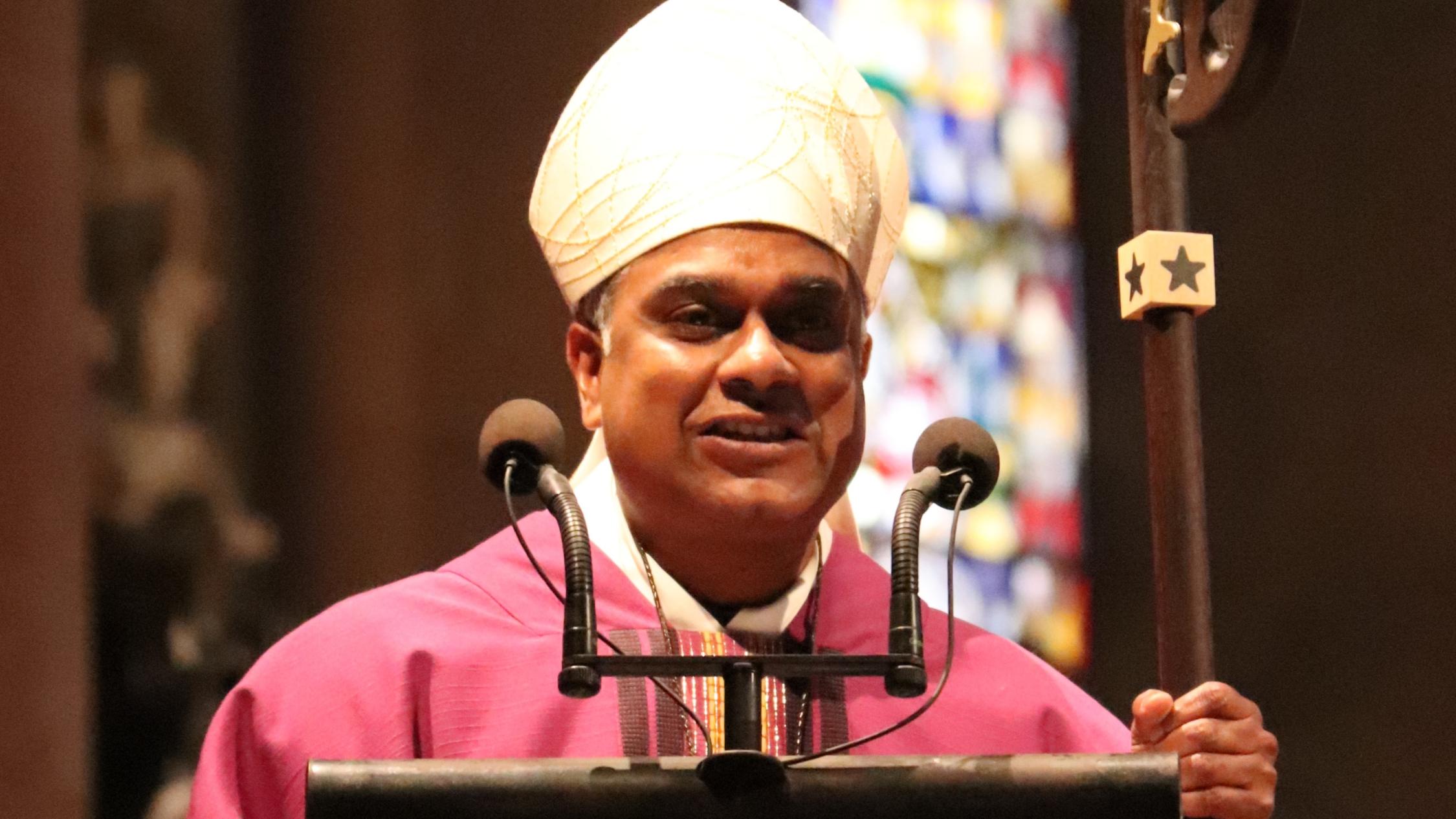 Der neu geweihte Weihbischof richtete Worte des Dankes an die Anwesenden