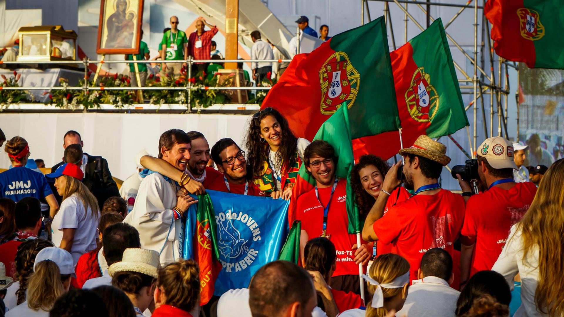 Weltjugendtags-Pilger aus Portugal