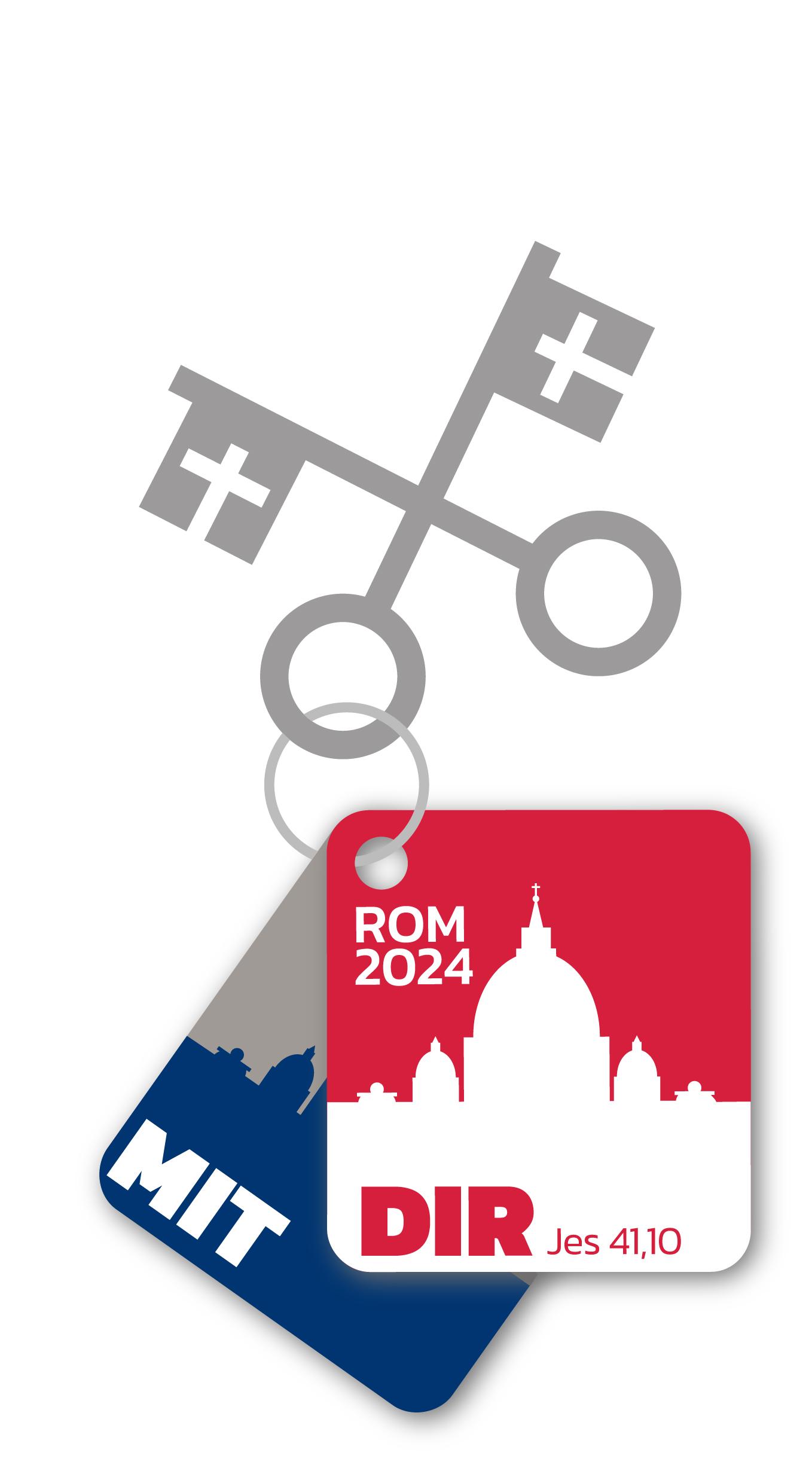 Logo Bistum Mainz internationale Ministrant*innen Wallfahrt nach Rom 2024 (c) Bistum Mainz/BJA