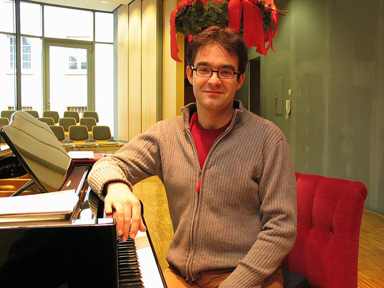 Mainz:13.12.2004: Domkantor Andreas Bollendorf, der zum 1. Januar als neuer Domchordirektor nach Münster geht. (c) am (MBN)