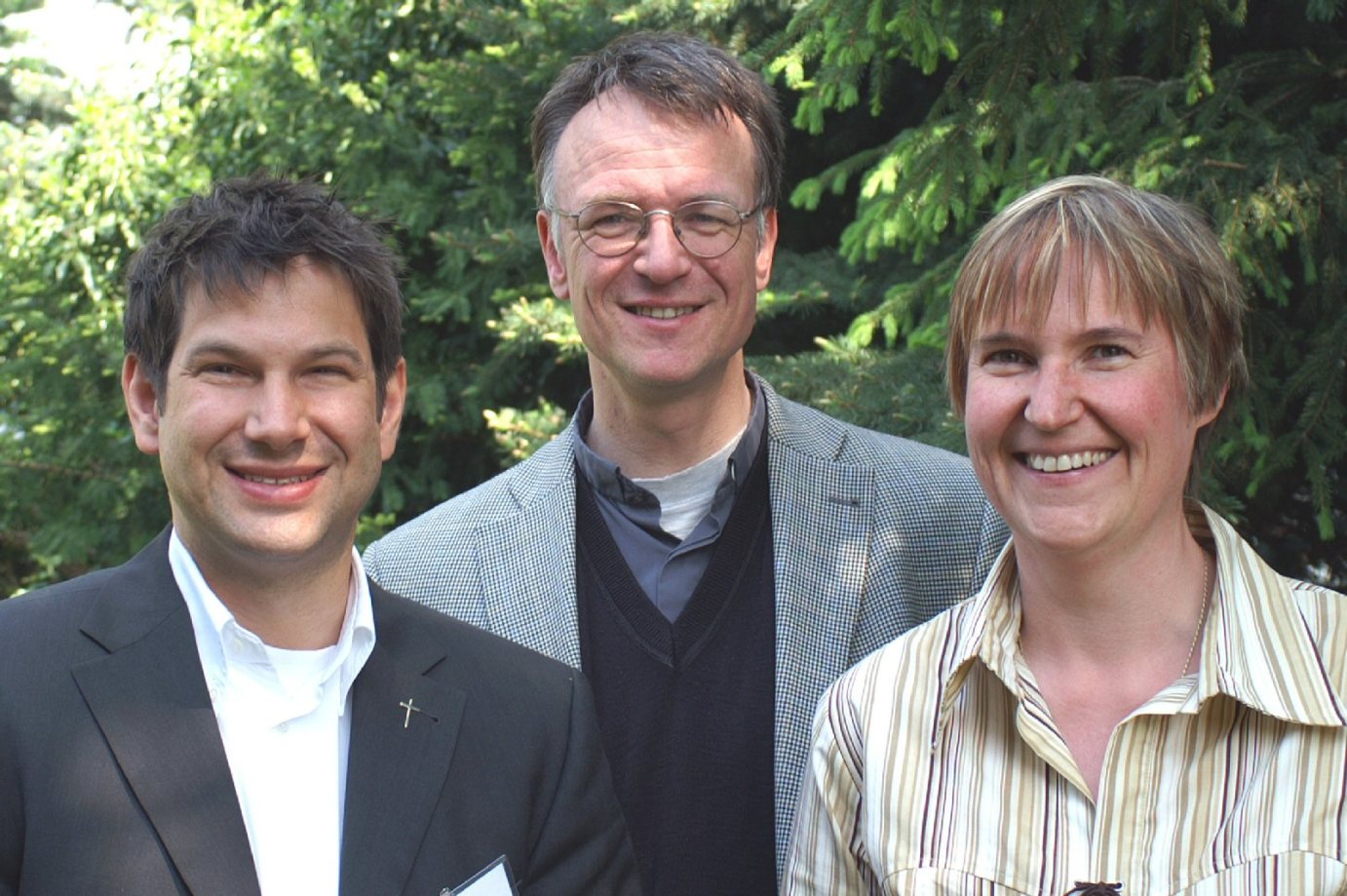 Mainz, 8.5.2006: Jugendpastoraler Studientag mit (v.l.) Diözesanjugendseelsorger Pfarrer Markus W. Konrad, Pfarrer Michael Kühn und Barbara Wolf-Gröninger (c) os (MBN)