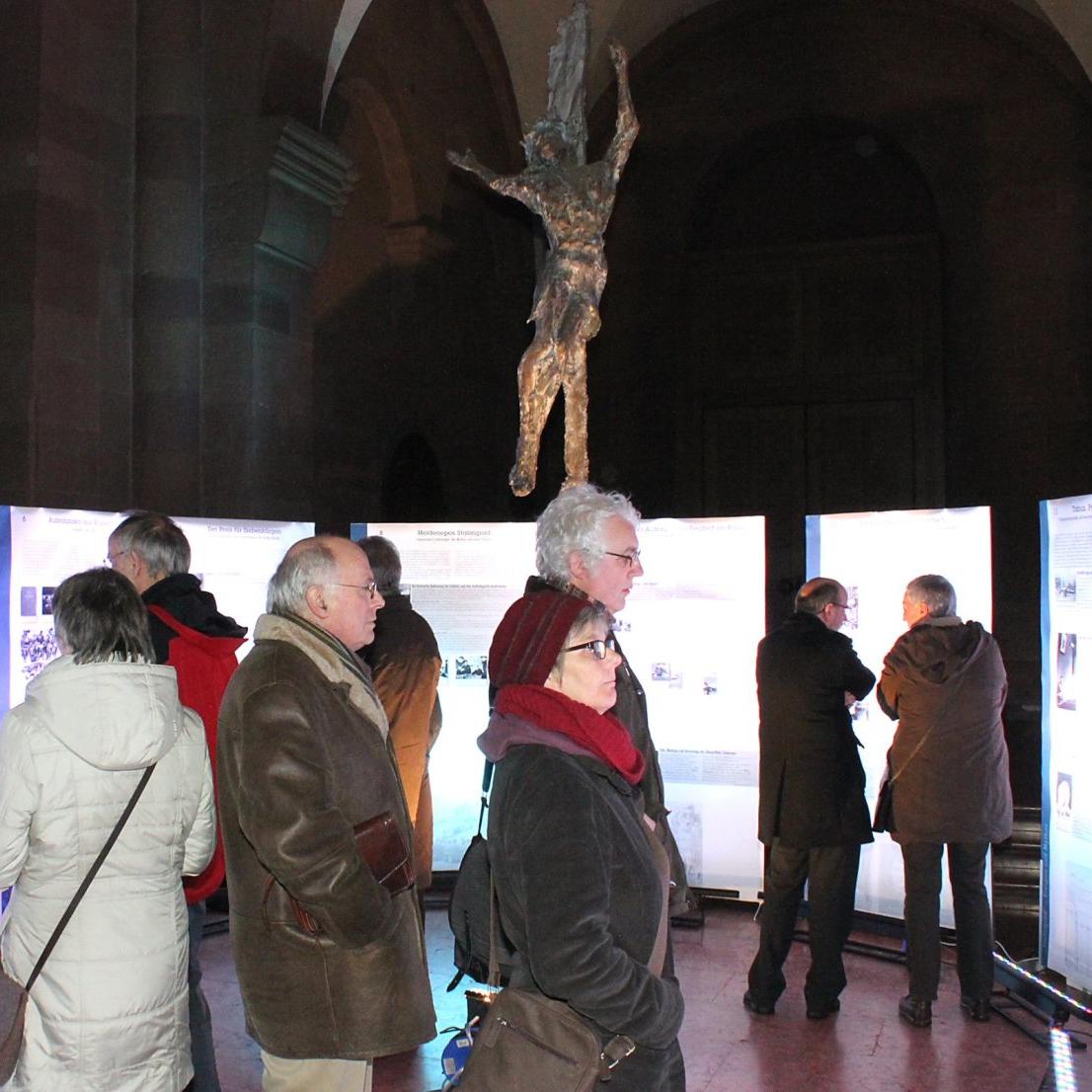 Mainz, 24.1.2013: Bis Montag, 28. Januar, ist im Mainzer Dom die Ausstellung 