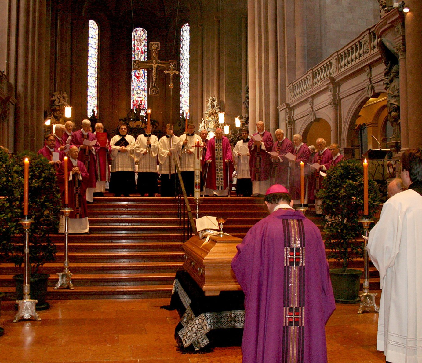 Mainz, 31.10.2011: Ein Auferstehungsamt wurde für den verstorbenen Dompräbendaten em. Günter Duffrer im Mainzer Dom gefeiert. (c) Bistum Mainz / Matschak