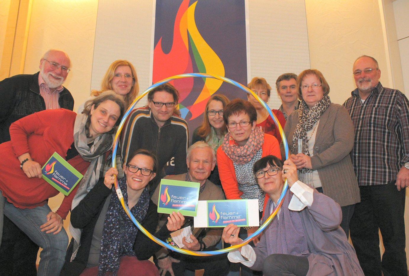 Bensheim, 15.3.2014: Ehrenamtliche freuen sich auf den Hessentag ins Bensheim, wo sich die Katholische Kirche mit 