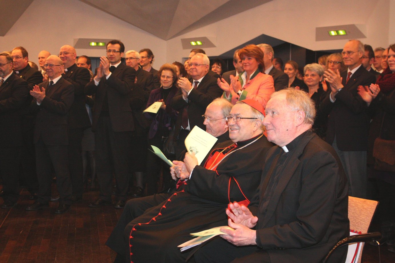 Mainz, 12. Januar 2013: Der Ketteler-Saal war wieder sehr gut gefüllt beim Neujahrsempfang des Bistums im Erbacher Hof. (c) Bistum Mainz / Blum