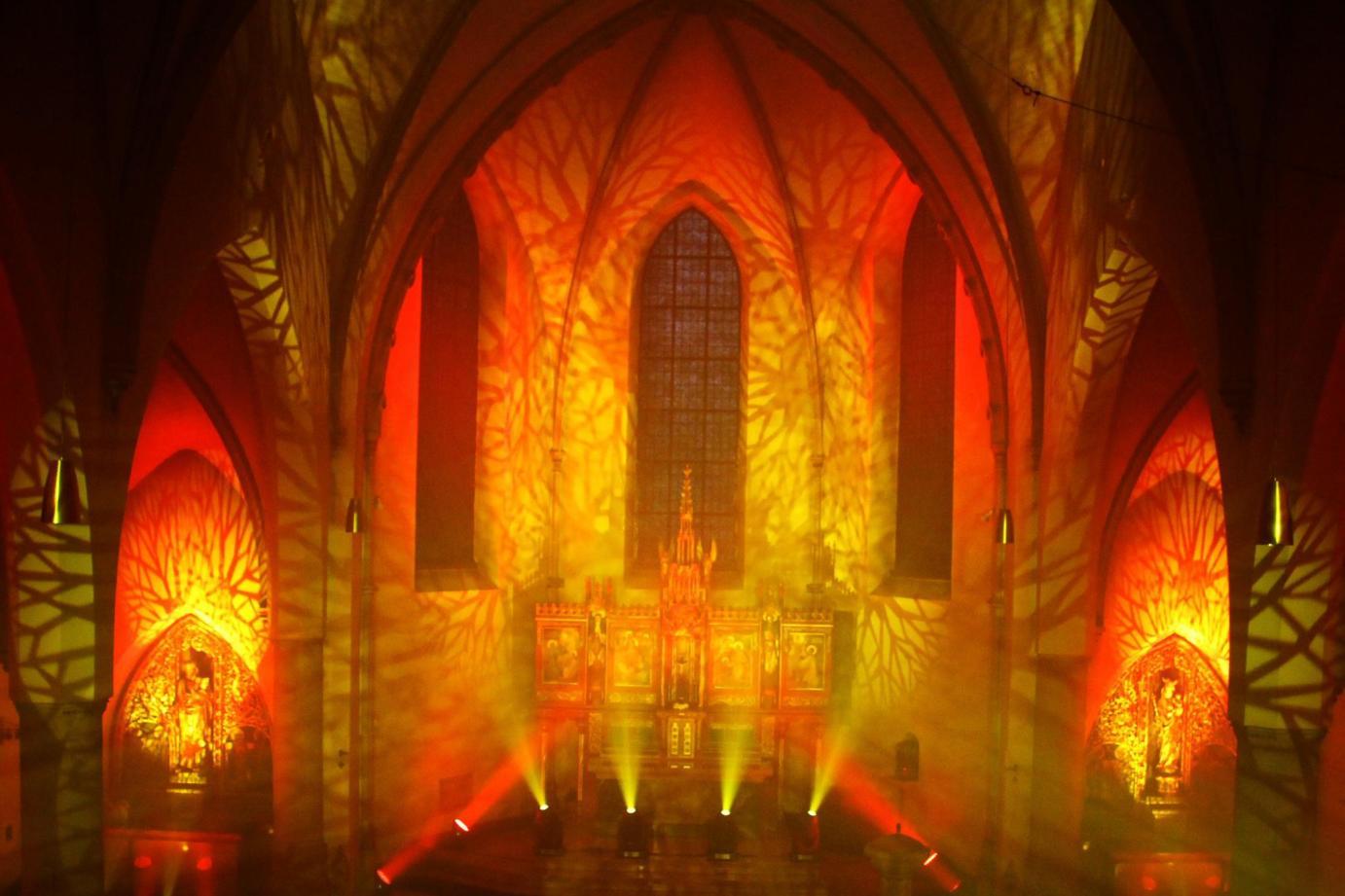 Eindrücke von der Glaubensfeuer-Illumination 2011 in Darmstadt.