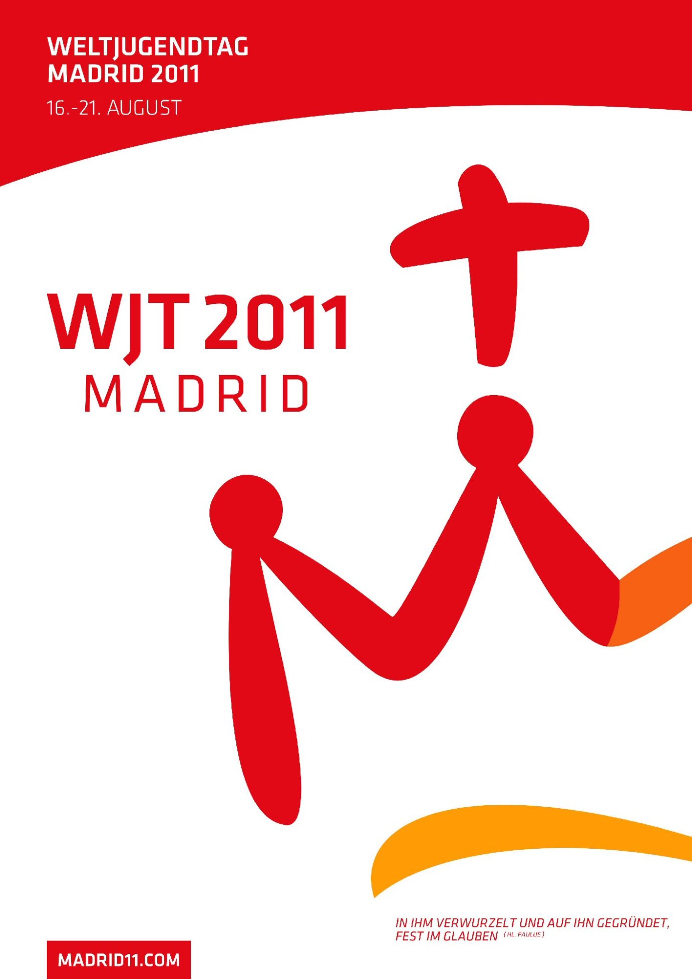 Plakat zum Weltjugendtag in Madrid (c) WJT (MBN)
