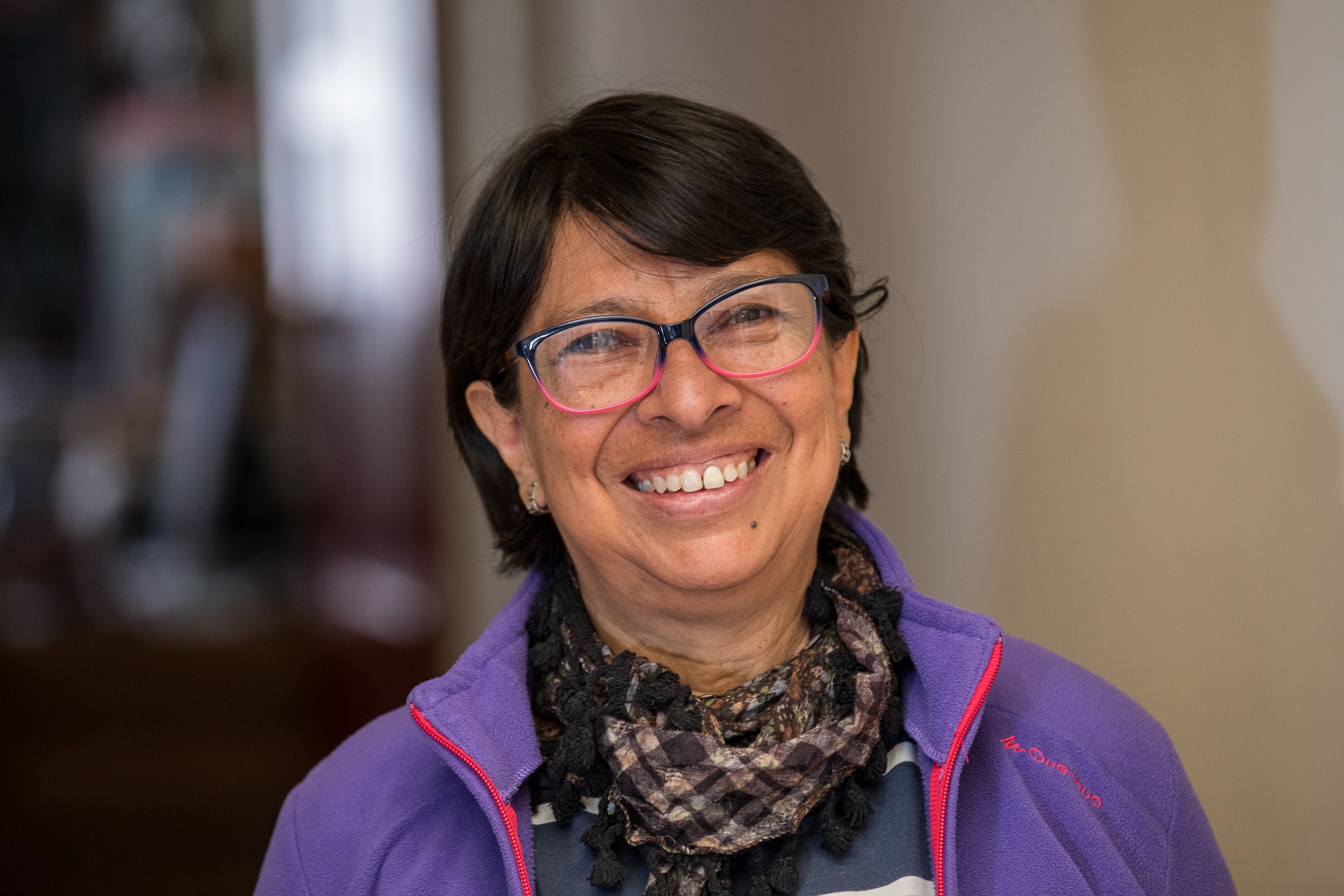Schwester Maria Helena Céspedes Siabato aus Bogotá/Kolumbien ist Gast des katholischen Hilfswerkes Adveniat im Bistum Mainz