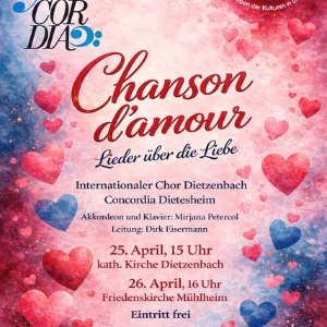 Chanson-Plakat-Flyer