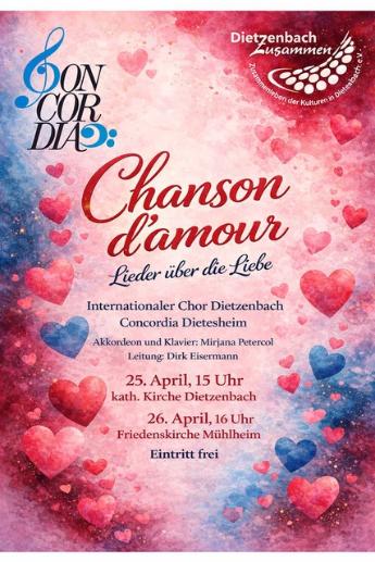 Chanson-Plakat-Flyer