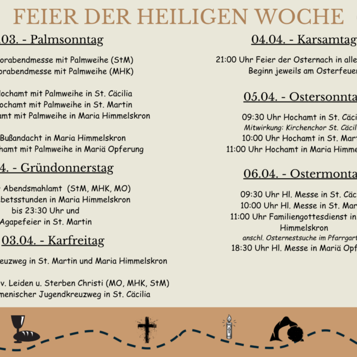 Feier der heiligen Woche