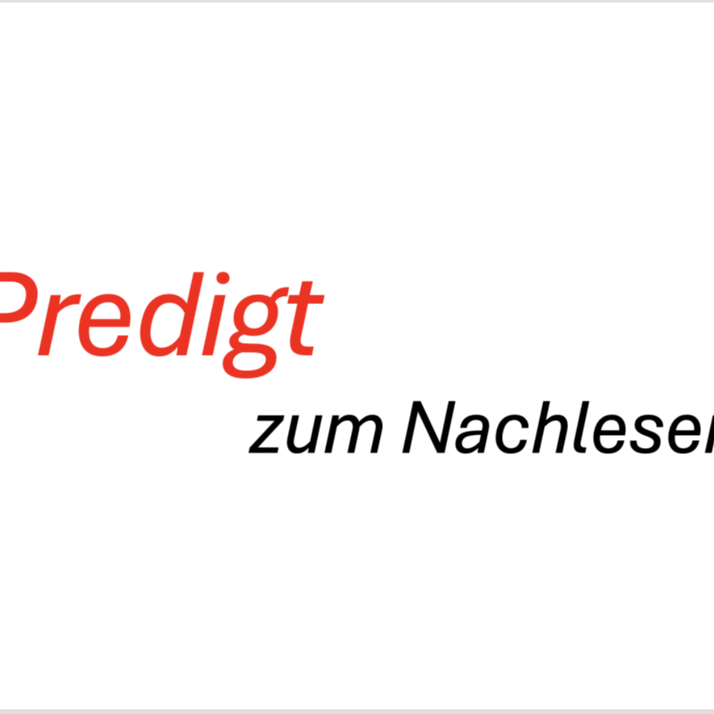 Predigt