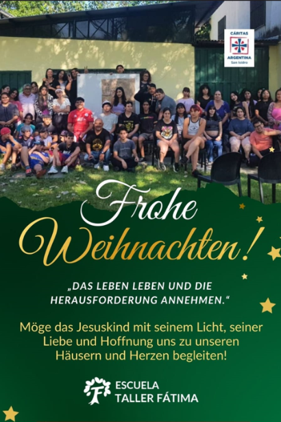 2025 Taller Fatima Weihnachtskarte