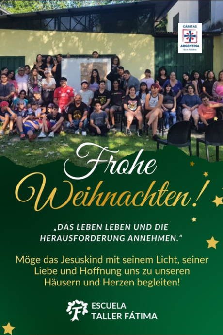 2025 Taller Fatima Weihnachtskarte