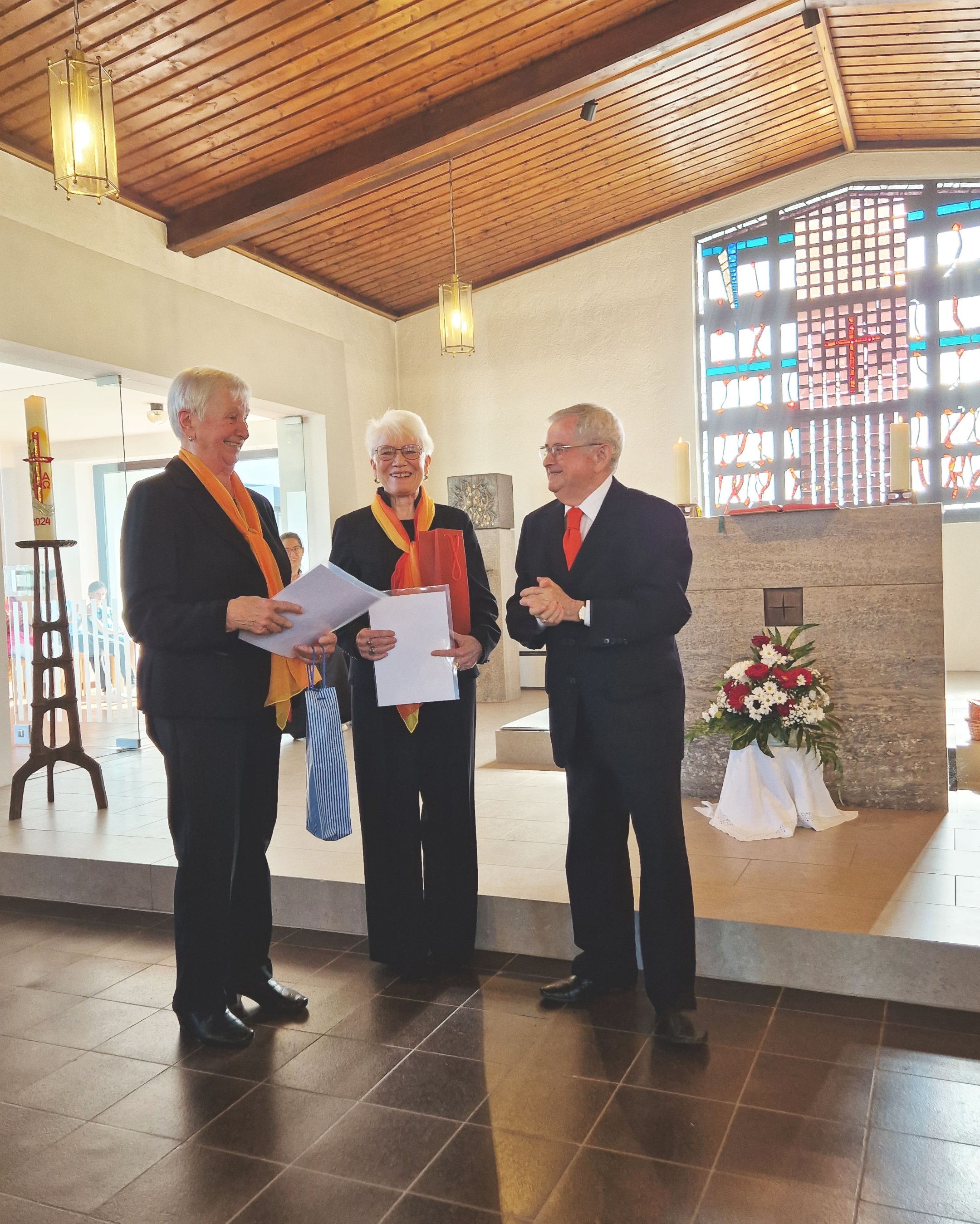 Ehrung langjähriger Sängerinnen im Kirchenchor St. Josef