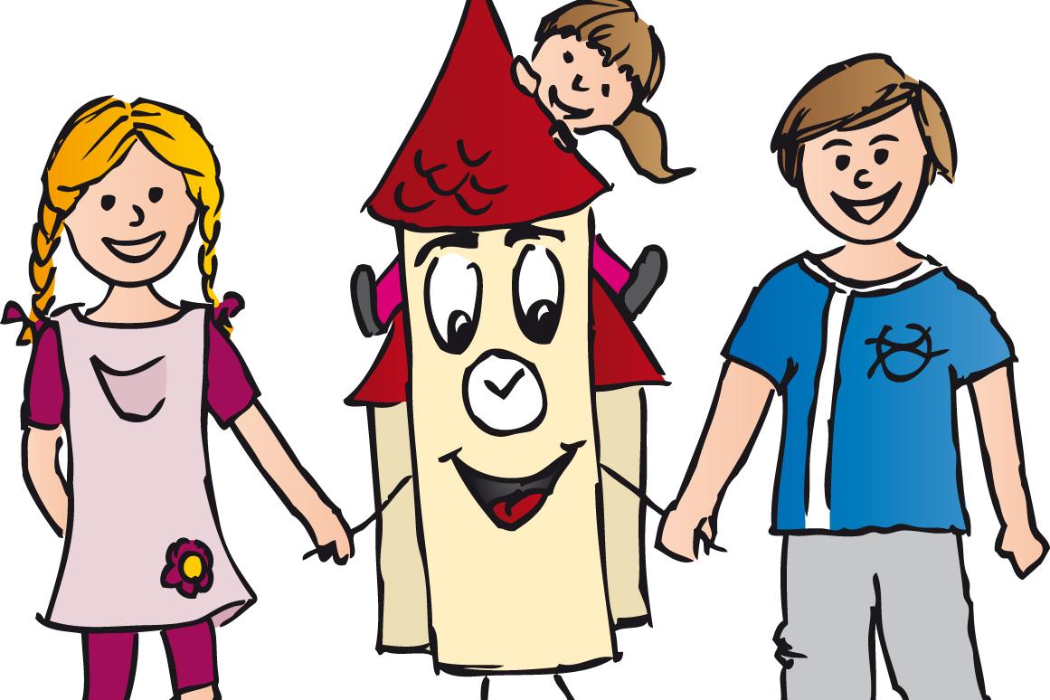 6727_kinder_kirche_farbig  Sarah Frank, factum.adp,Pfarrbriefservice