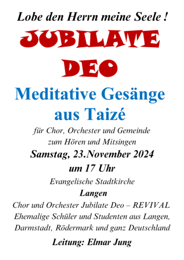 Jubilate Deo