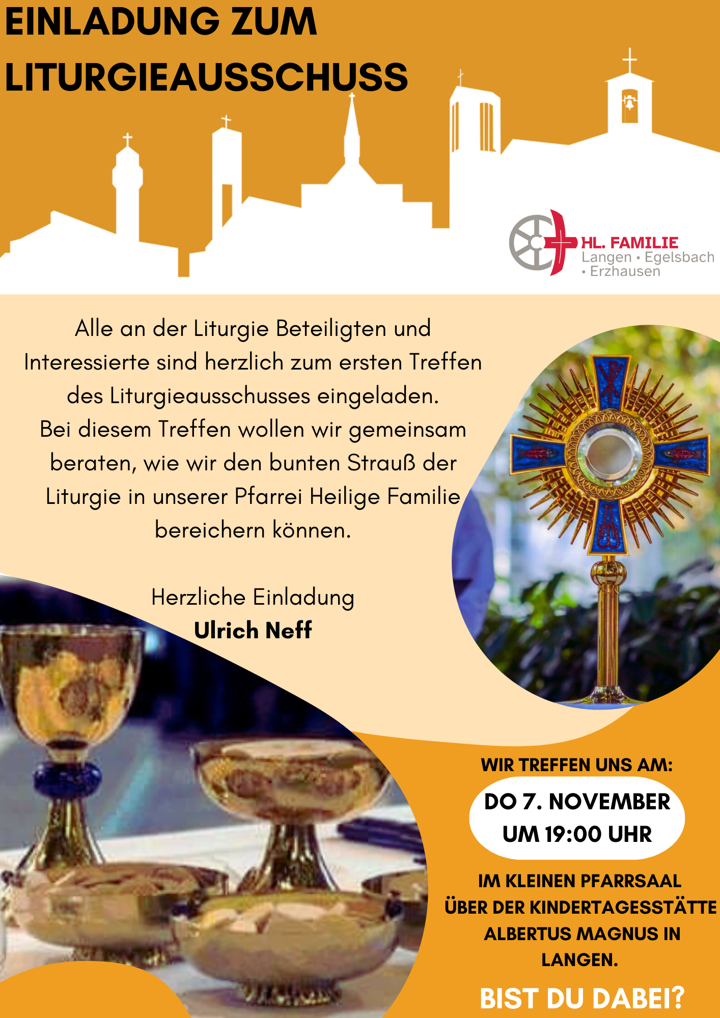 Einladung zum Liturgieausschuss