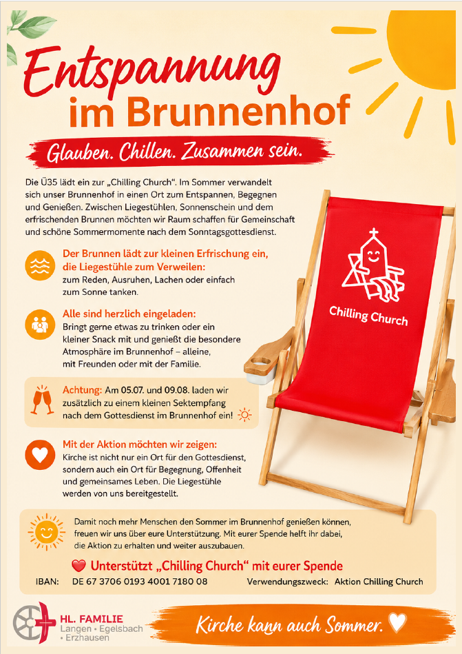 Entspannung Chilling Church