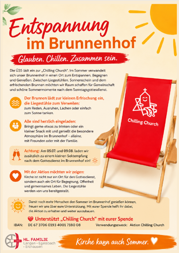 Entspannung Chilling Church