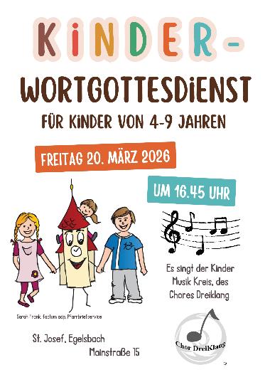 Kindergottesdienst 20,03,2026 Flyer