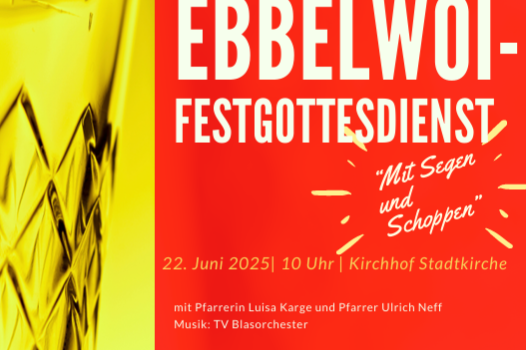 Plakat Ebbelwoigottesdinst 2025