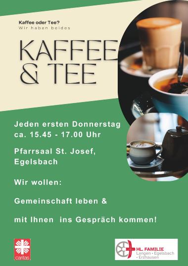 Plakat NEU Kaffee&Tee