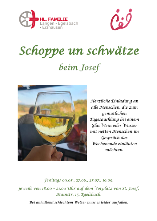 Plakat Schoppe un Schwatze 2025