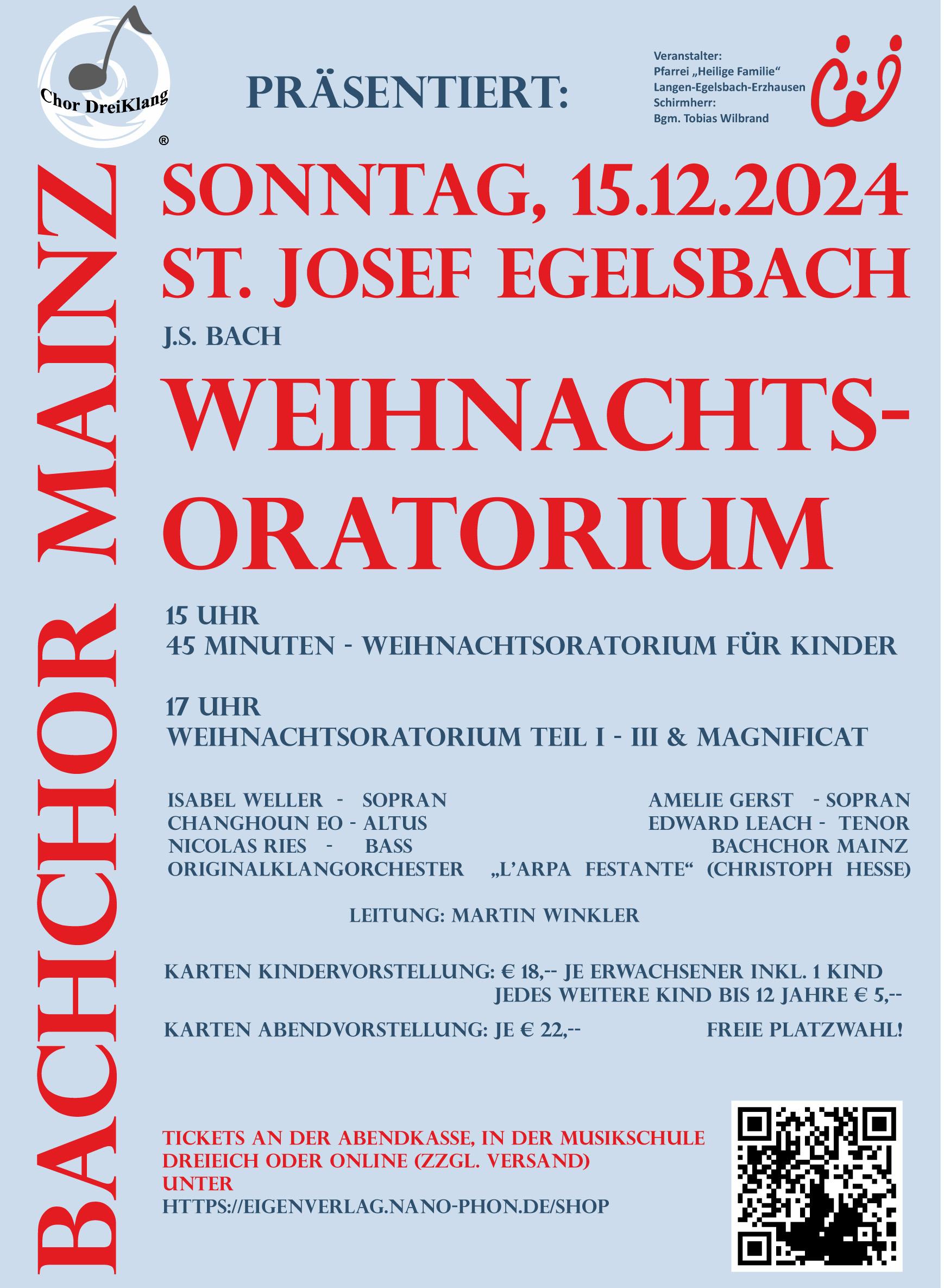 Weihnachtsoratorium von J.S. Bach