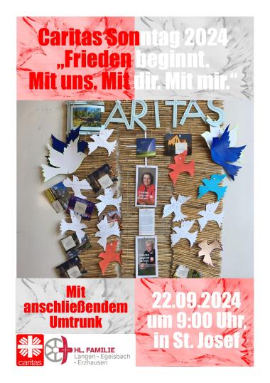 Plakat für Caritassonntag