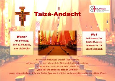 Plakat.2025.08.Taizéandacht