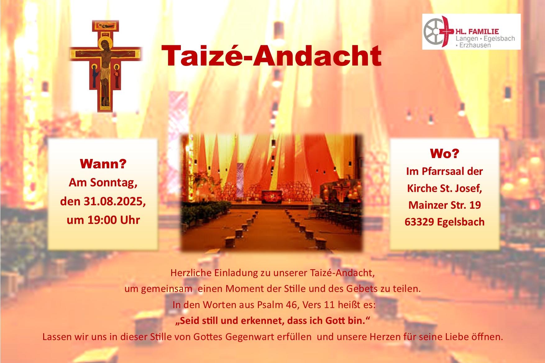 Plakat.2025.08.Taizéandacht