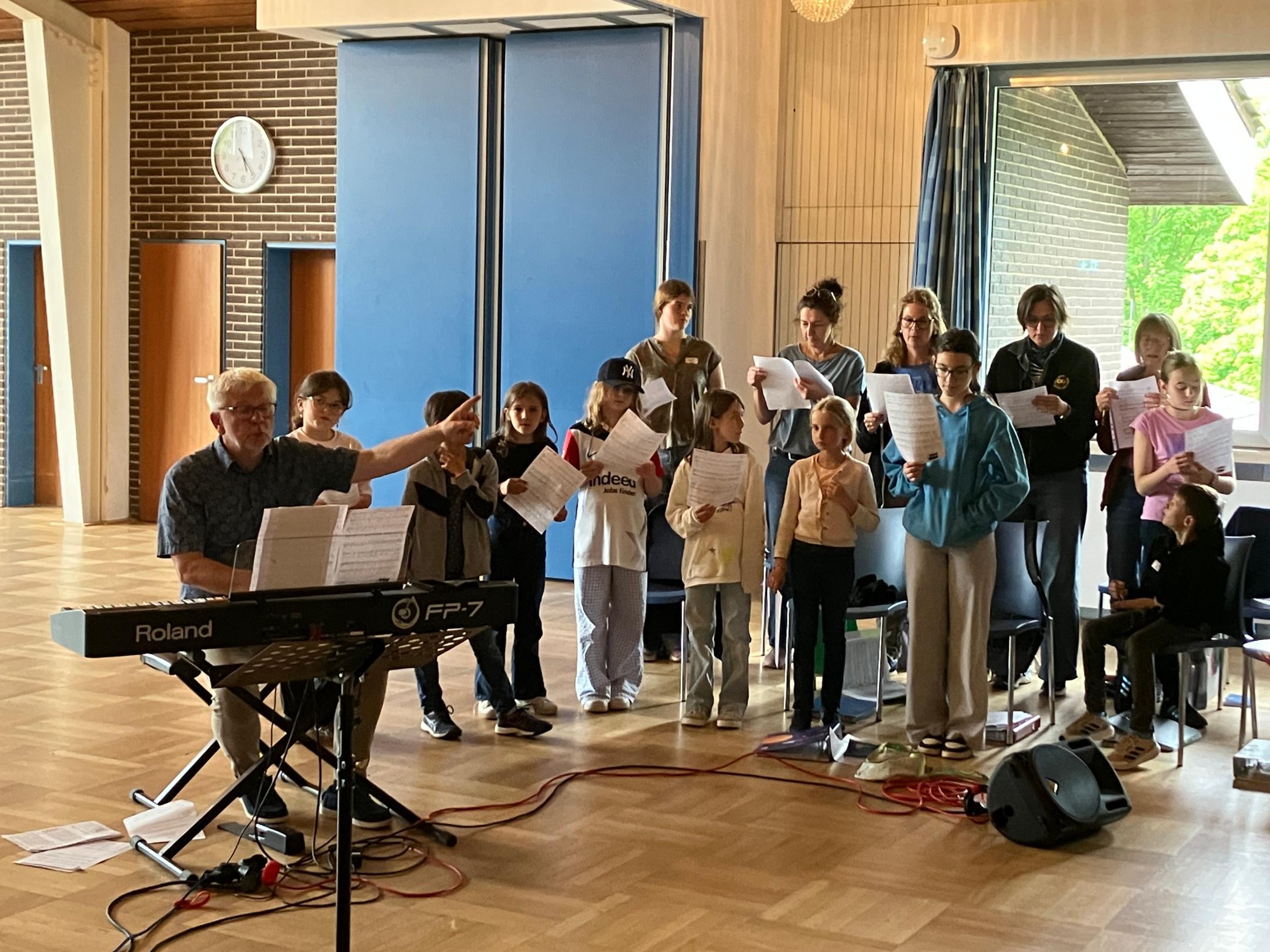 Probe am Samstag mit Thomas Gabriel