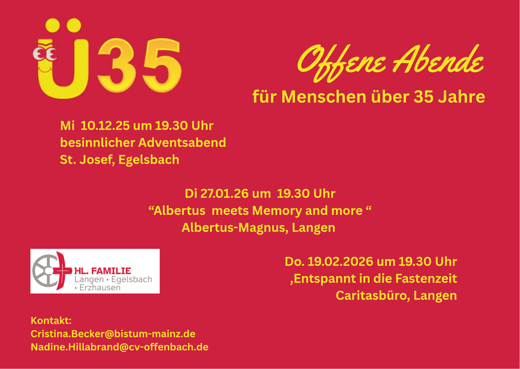 Besinnlicher Adventsabend