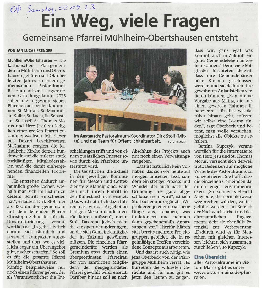Ein Weg, viele Fragen