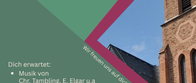 Flyer für den Chortag Region Mainlinie