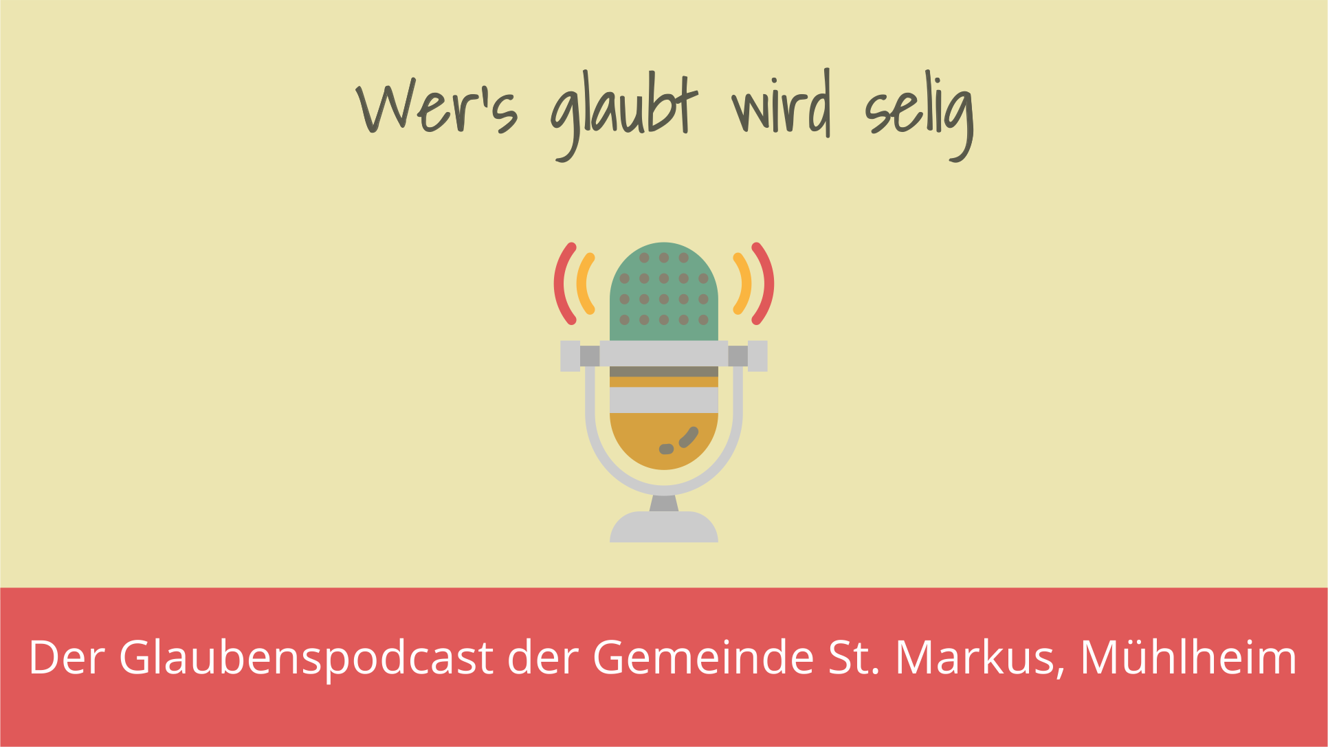 Podcast Wer's glaubt - Logo 2026
