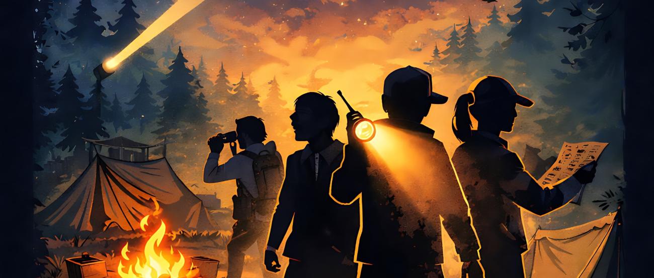 Plakat des Zeltlagers Lämmerspiel 2026
