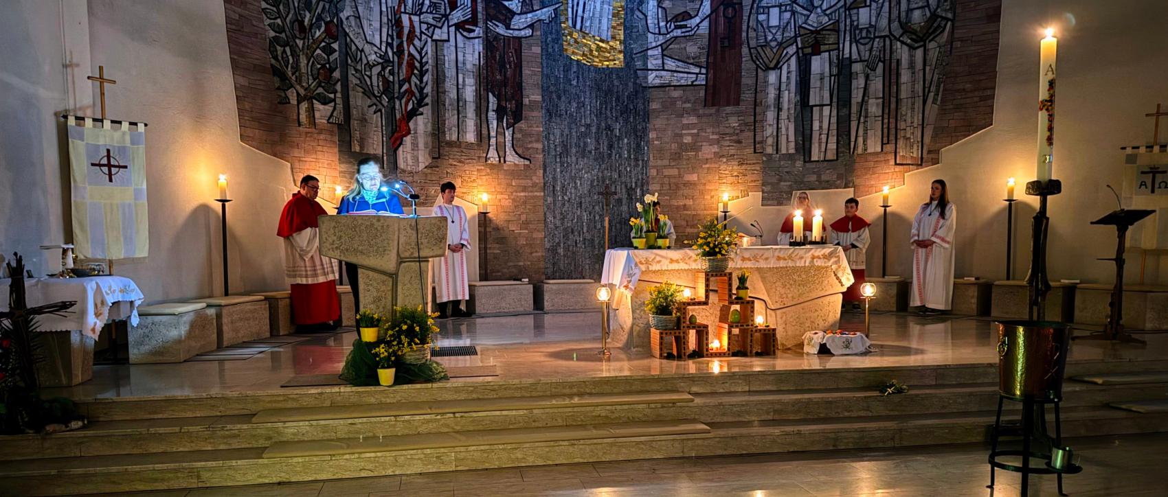 Das Osterlob erschallt